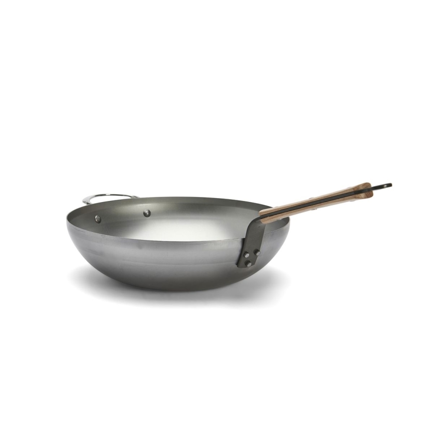 De Buyer 5717.32 - Wokpann MINERAL B BOIS 32 cm