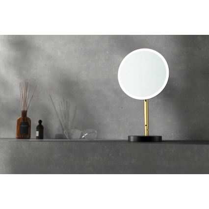 Deante ADI_Z812 - LED vannitoa laetav meigipeegel SILIA LED/5V 5000 mAh 2700-6500K IP44