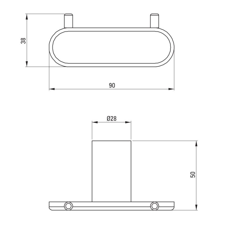 Deante ADR_0121 - Seinakonks ROUND läikiv kroom