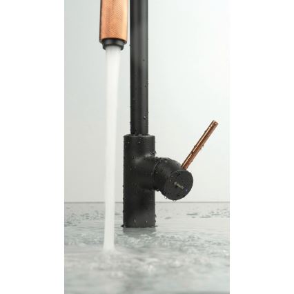 Deante BCA_B64M - ASTER valamusegisti, must/messing