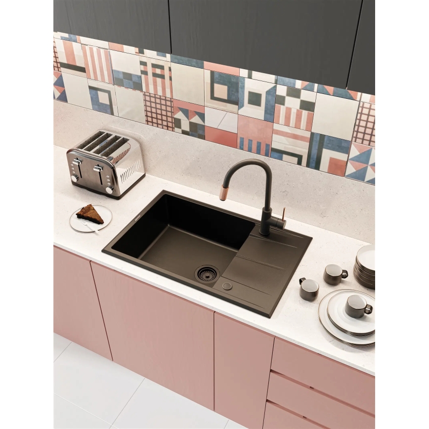 Deante BCA_B64M - ASTER valamusegisti, must/messing