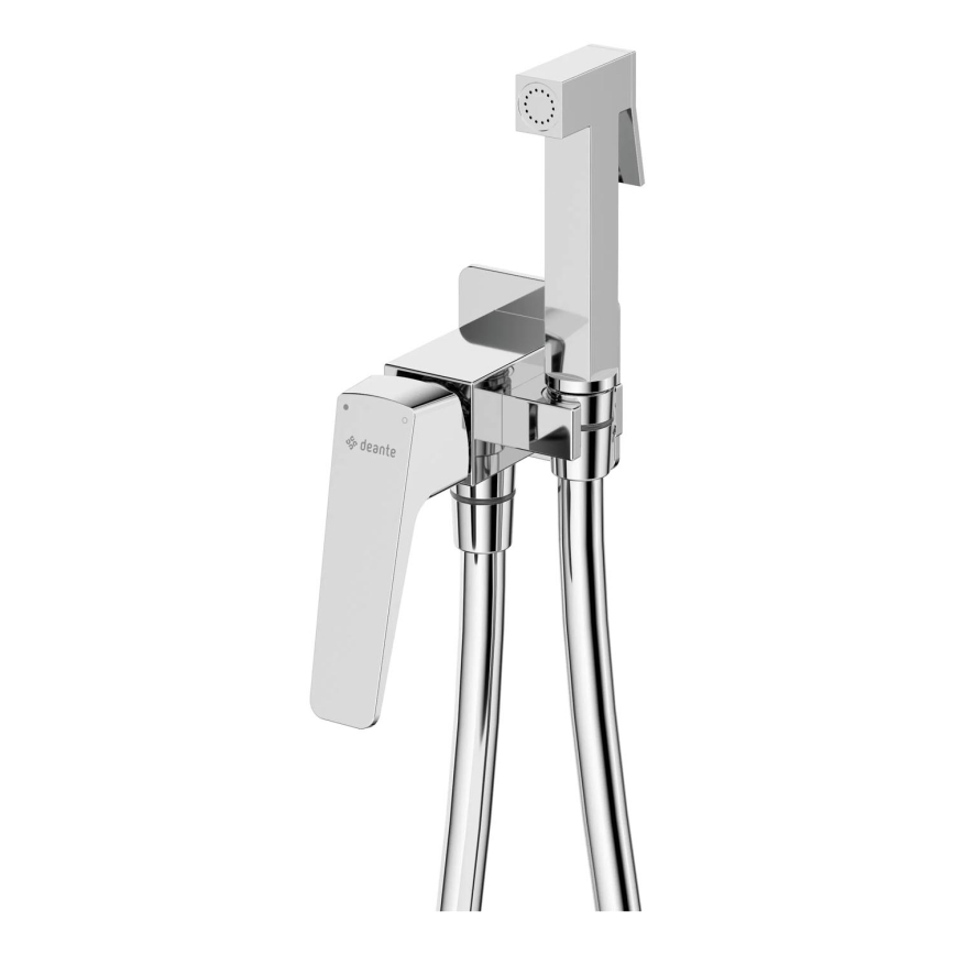 Deante BQL_034M - Bidee segisti pihustiga peidetud paigaldamiseks BLUR läikiv kroom