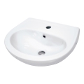 Deante CDJ_6U4W - Seinale kinnitatav valamu segistiavaga JASMIN 45,7x36,4 cm keraamika/valge