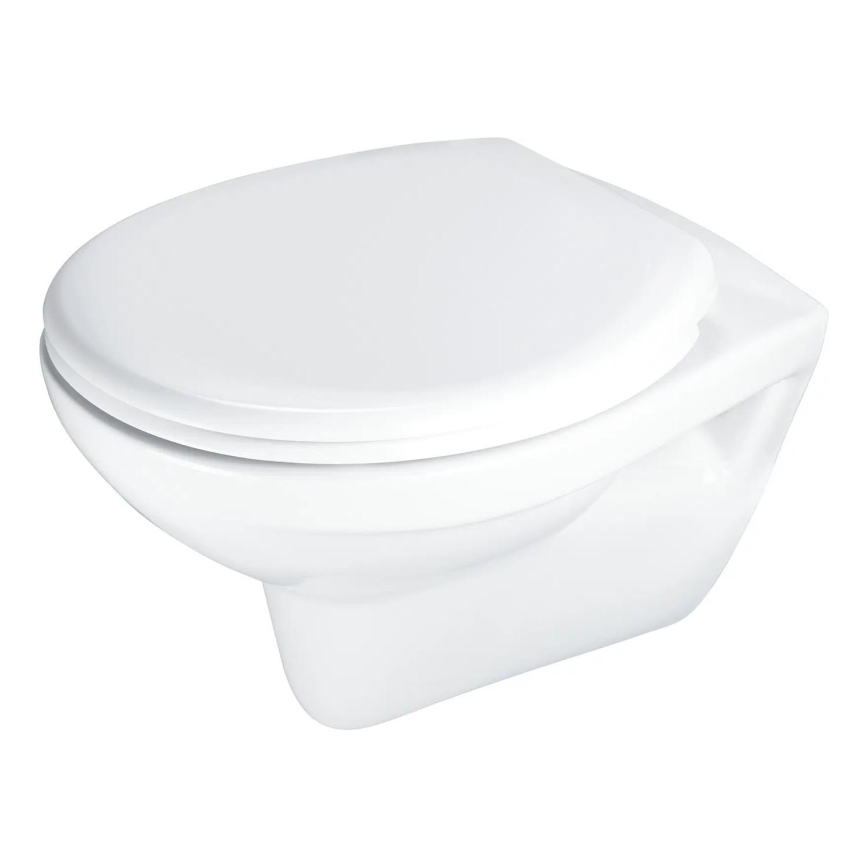 Deante CMOD6SPW - Riputatav WC-pott SoftClose istmekaanega BORO keraamika/valge
