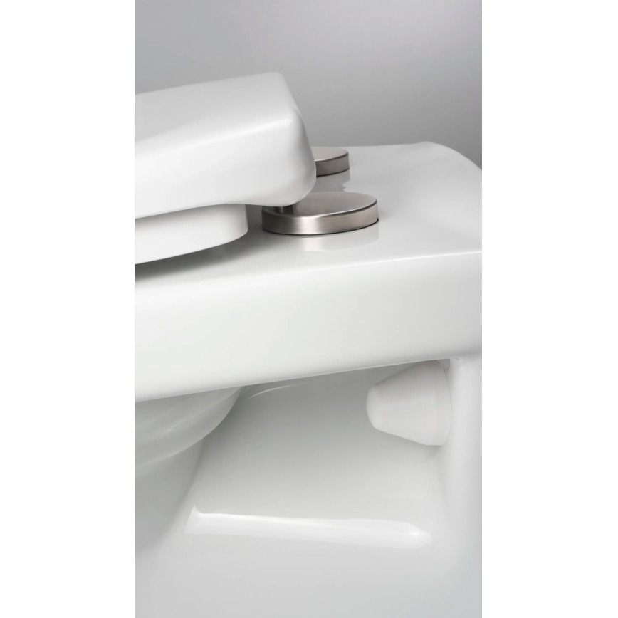 Deante CMOD6SPW - Riputatav WC-pott SoftClose istmekaanega BORO keraamika/valge