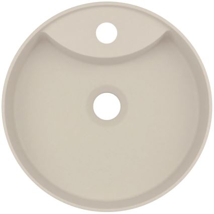 Deante CQS_5U4B - Lauaplaadi valamukausi avausega SILIA, läbimõõt 36 cm, graniit/beez
