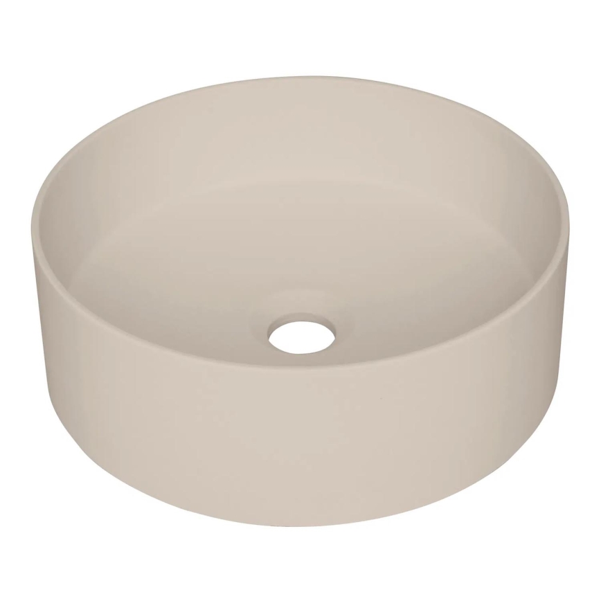 Deante CQS_5U4S - Kraanikauss töötasapinnale SILIA d. 36 cm graniit/beež
