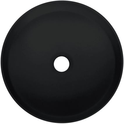 Deante CQS_NU4S - SILIA lauale paigaldatav valamu Ø 36 cm graniit/must