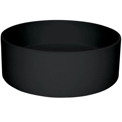 Deante CQS_NU4S - SILIA lauale paigaldatav valamu Ø 36 cm graniit/must
