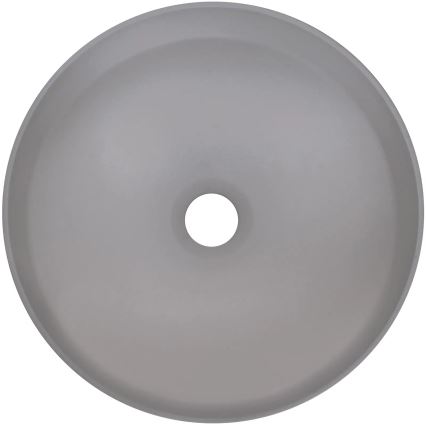 Deante CQS_SU4S - SILIA pealepandav valamu Ø 36 cm, graniit/metallik-hall