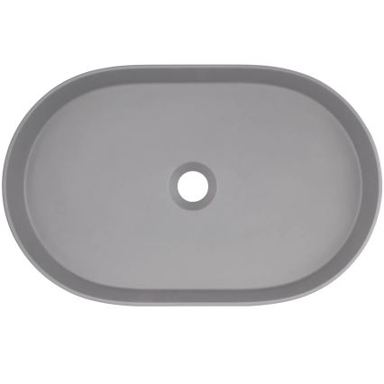 Deante CQS_SU6S - SILIA valamu lauaplaadile 35x55 cm graniit/metallik-hall