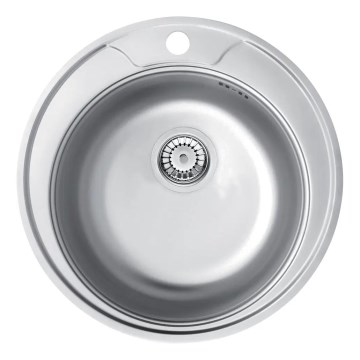 Deante ZHC_0813 - Valamu kööki TWIST d. 49 cm satiin