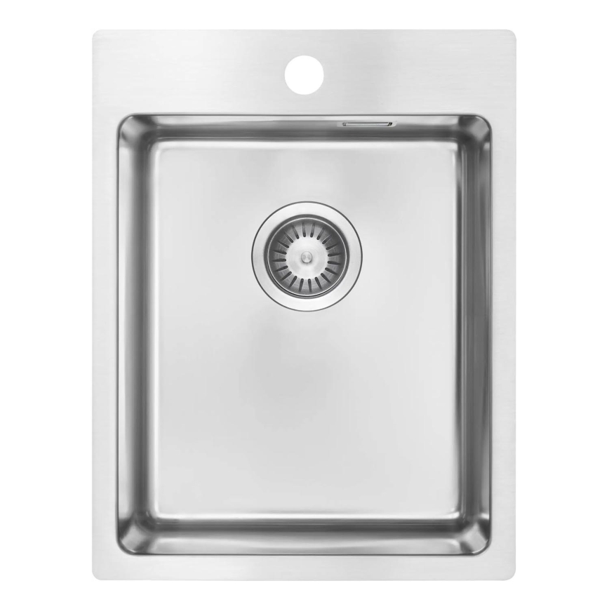 Deante ZPO_010E - Valamu kööki OLFATO 50,5x39 cm harjatud teras