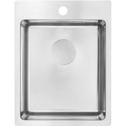 Deante ZPO_010E - Valamu kööki OLFATO 50,5x39 cm harjatud teras