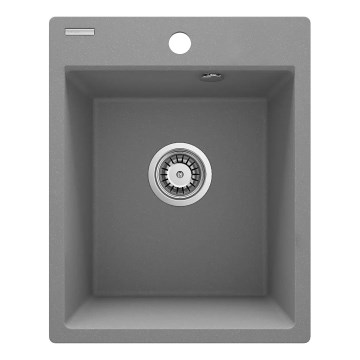 Deante ZRC_S103 - Valamu kööki CORIO 50x40 cm graniit/metallik hall