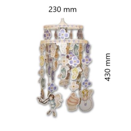 Decofun 70-114 - Laste lambivari lastetoa lühtrile HEIRLOOM E27 430x230 mm