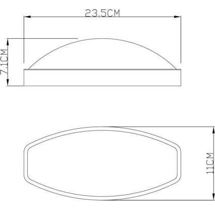 Deko-Light 731092 - LED Väli seinavalgusti ERIDANI LED/13W/230V IP44 antratsiit