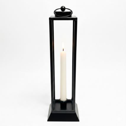 Dekoratiivne latern HALL 34 cm must