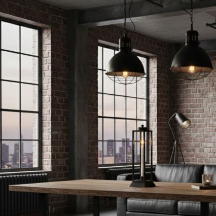 Dekoratiivne latern HALL 39,5 cm must