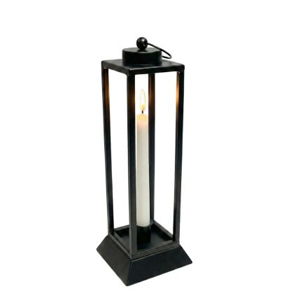 Dekoratiivne latern HALL 39,5 cm must