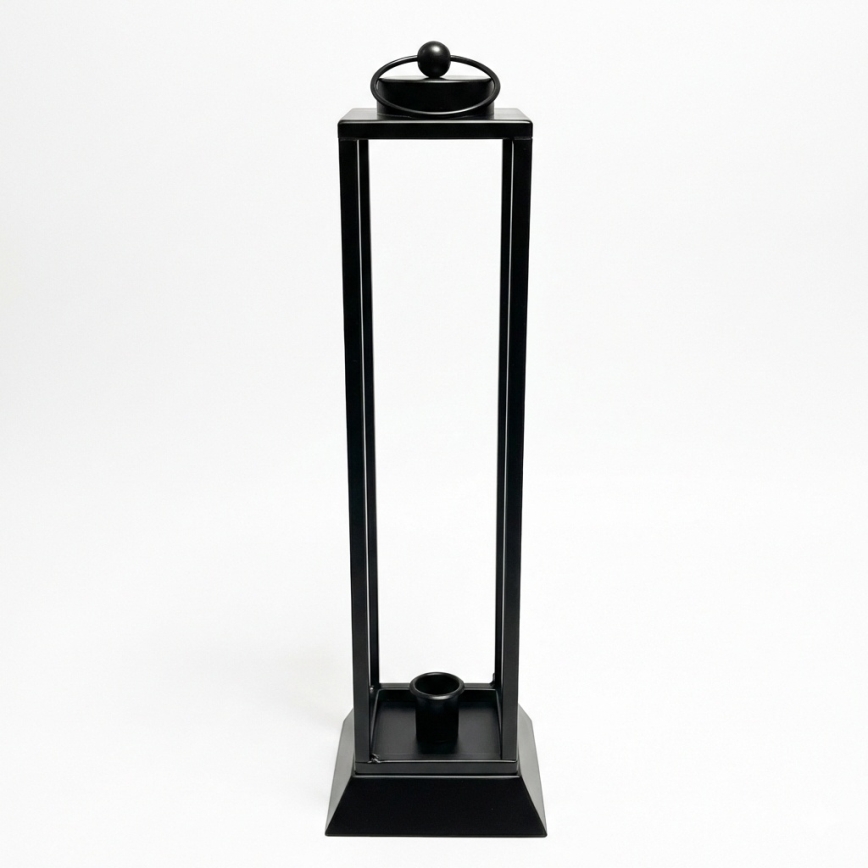 Dekoratiivne latern HALL 45,5 cm must