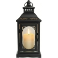 Dekoratiivne latern ROSEHILL, 27,5 cm, must