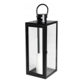 Dekoratiivne latern TOWER, 29 cm, must