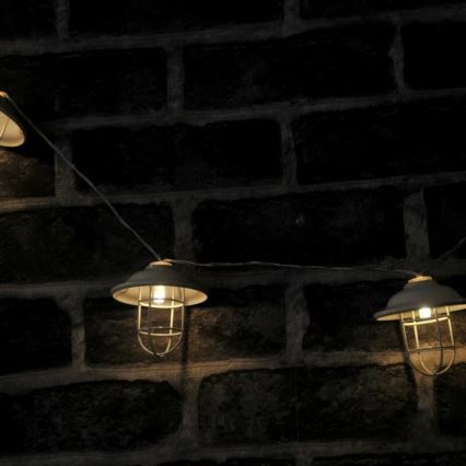 Dekoratiivne LED Välivalgustus LOFT 10xLED/2xAA