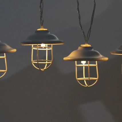 Dekoratiivne LED Välivalgustus LOFT 10xLED/2xAA