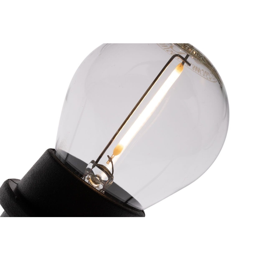 Dekoratiivne väli valguskett MIMOSA 20xE27/1,3W/230V IP44 20m
