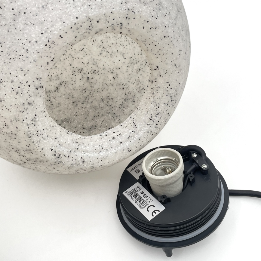 Dekoratiivne välisvalgusti LUMISTONE 1xE27/15W/230V IP65, läbimõõt 25 cm