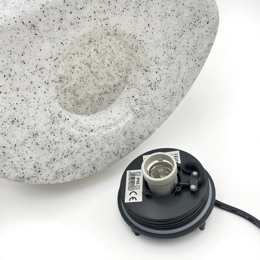 Dekoratiivne välisvalgusti LUMISTONE 1xE27/15W/230V IP65, läbimõõt 38 cm