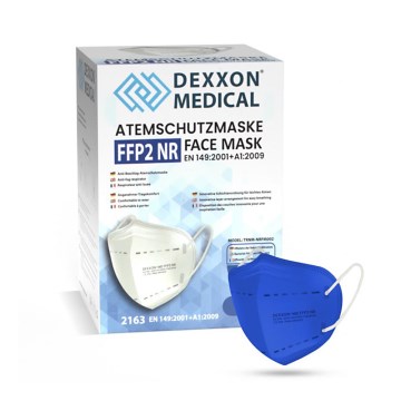 DEXXON MEDICAL Respiraator FFP2 NR Sügavsinine 1 tk