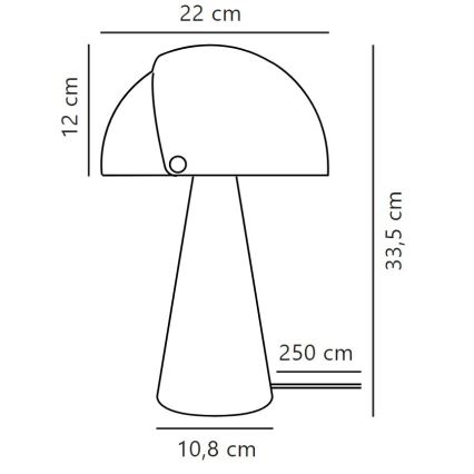 DFTP by Nordlux - Laualamp kohandatava lambivarjuga ALIGN 1xE27/25W/230V beež