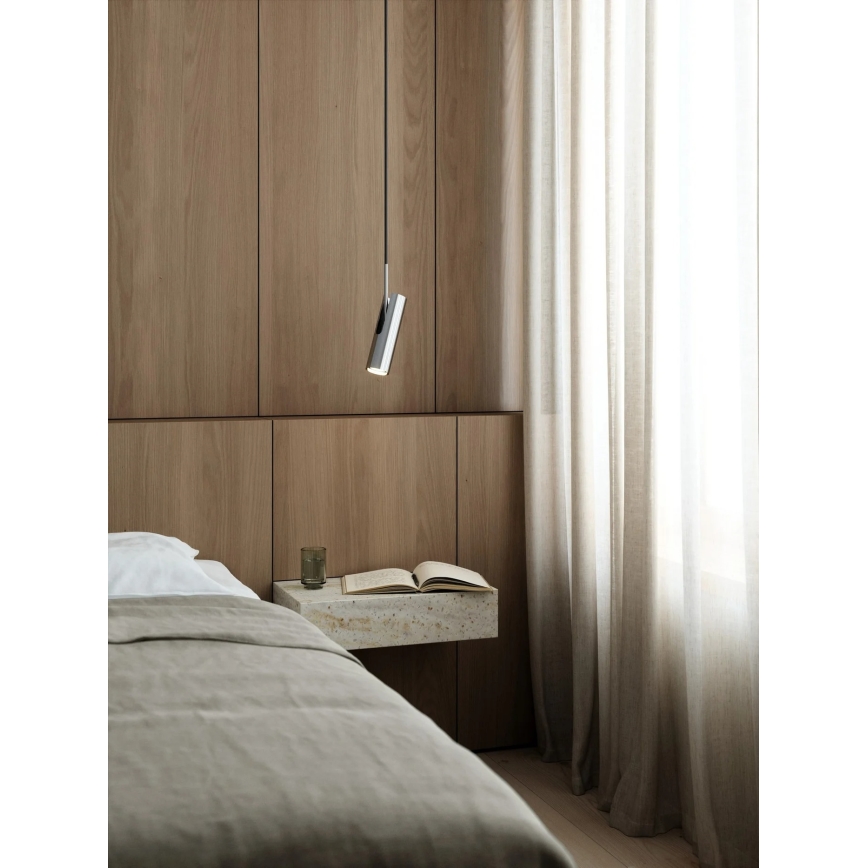 DFTP by Nordlux - Rippvalgusti kaabliga MIB 1xGU10/8W/230V läikiv kroom