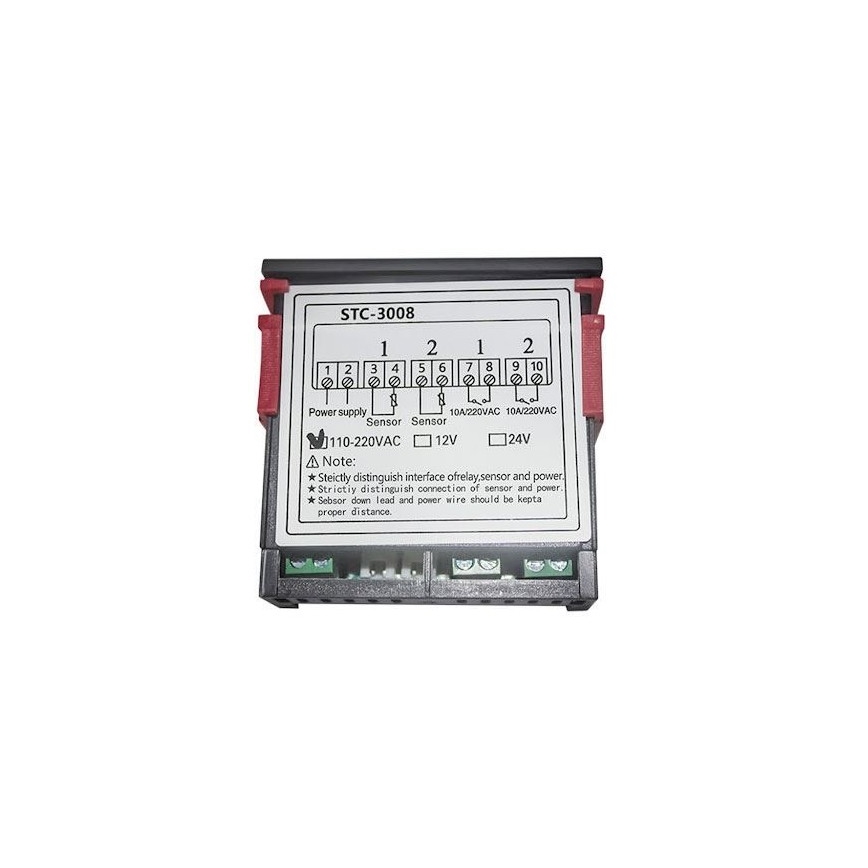 Digitaalne kaksiktermostaat 3W/230V