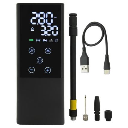 Digitaalne taskukompressor 4000 mAh 5V must