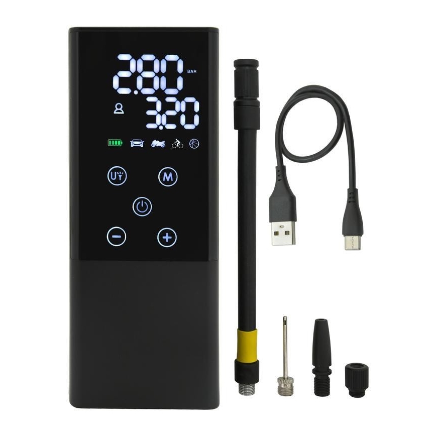 Digitaalne taskukompressor 4000 mAh 5V must