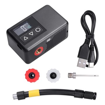 Digitaalne taskukompressor 500 mAh 5 V must
