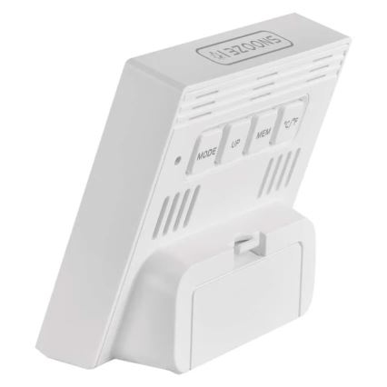 Digitaalne termomeeter ja hügromeeter, 1×AA, valge