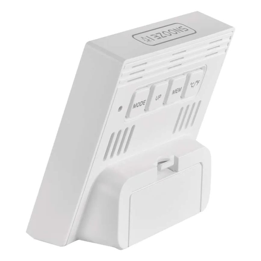 Digitaalne termomeeter ja hügromeeter, 1×AA, valge
