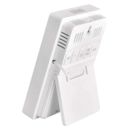 Digitaalne termomeeter koos niiskusmõõturiga 2xAAA valge