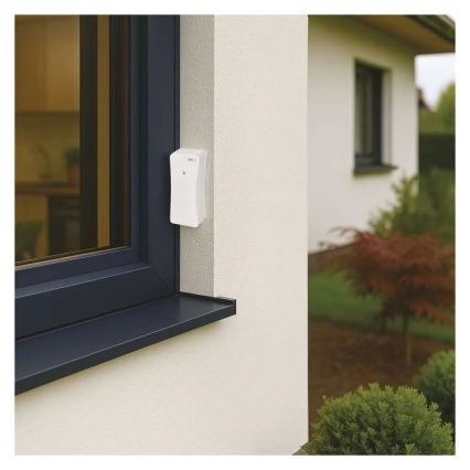 Digitaalne termomeeter koos niiskusmõõturiga 2xAAA valge