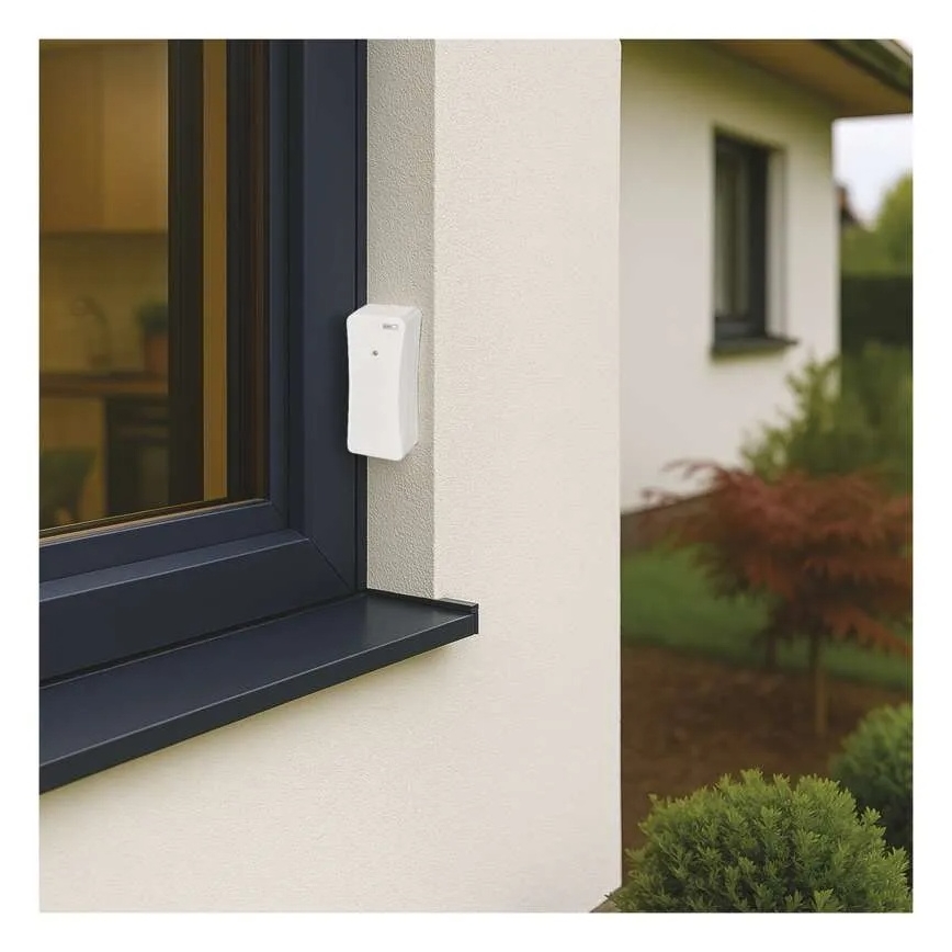 Digitaalne termomeeter koos niiskusmõõturiga 2xAAA valge