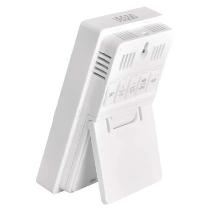 Digitaalne termomeeter koos niiskusmõõturiga 2xAAA valge