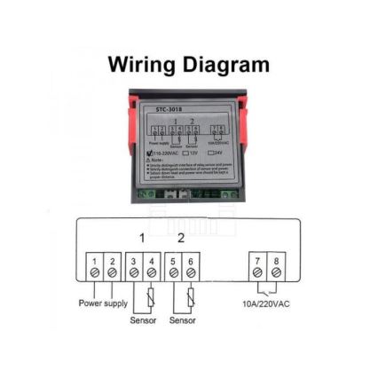 Digitaalne termostaat 3W/230V