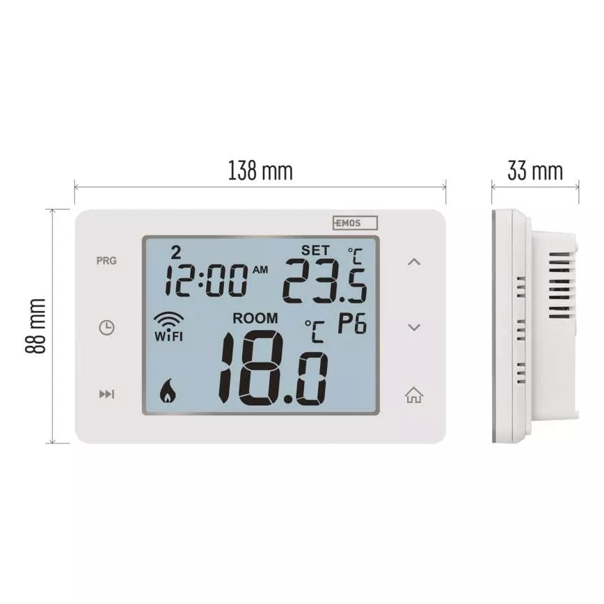 Digitaalne termostaat GoSmart 230V/6A