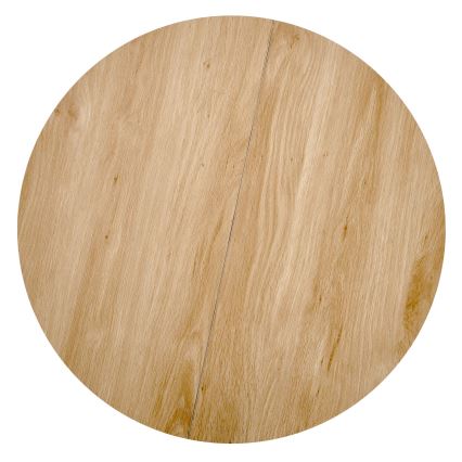 Diivanilaud DANTE, Ø 67 cm, pruun/must