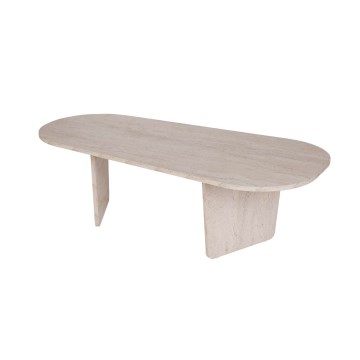 Diivanilaud ROND 130x65 cm beež