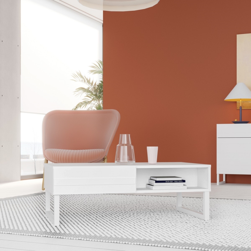 Diivanilaud TARO valge